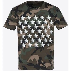 Valentino Men's Star Camouflage Tee - XS